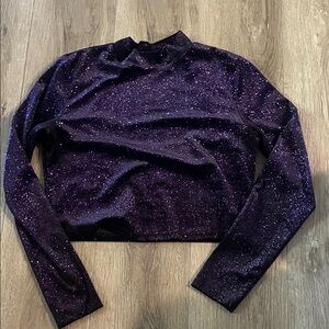 Sparkling Purple Long Sleeve Top